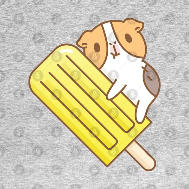 Guinea pig and yellow ice pop by Noristudio